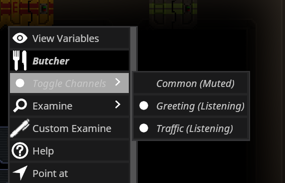 Headset Channel Muting